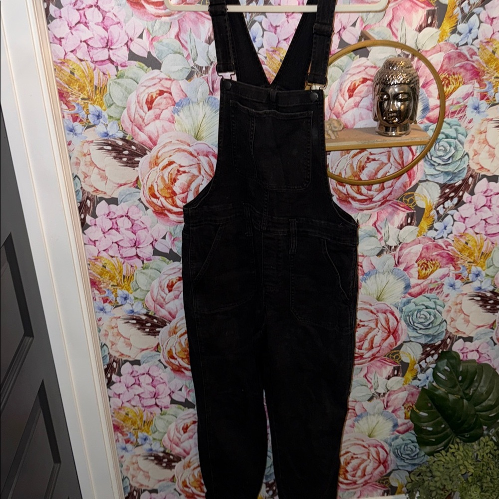 Madewell Women's Black Denim Overalls